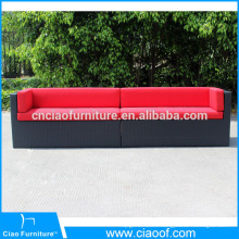 Long Size Outdoor Loveseat Sofa / Two Seater Sofa Set